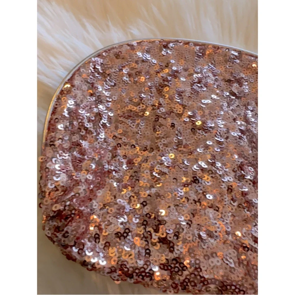 Tartan & Twine• Glam Rose Gold Glitter Beauty Bag